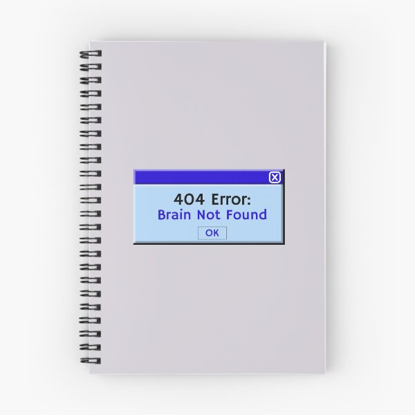 Item preview, 404 Error - Brain not found designed and sold by JanviRamani.
