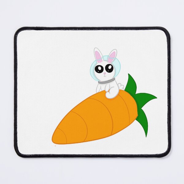Item preview, Rocket rabbit white background designed and sold by CreationsByFey.