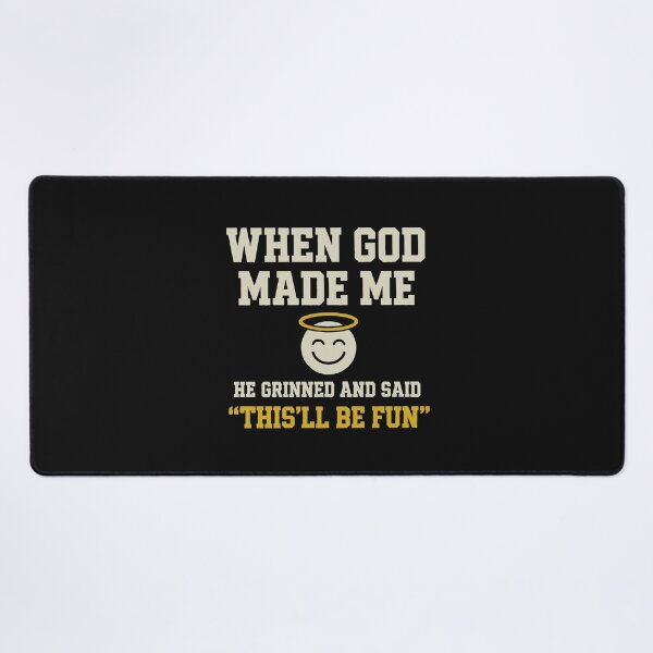 Item preview, When God Made Me Funny Quote For Birthday Gift designed and sold by alenaz.