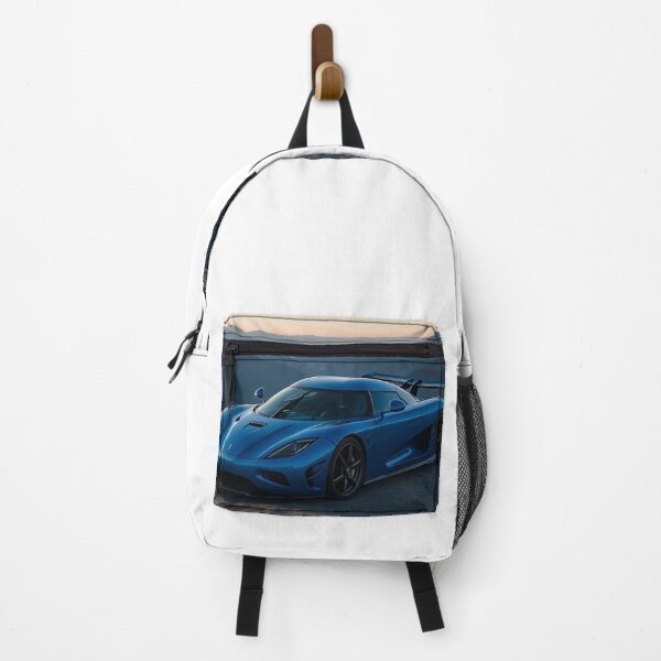 Item preview, Blue Koenigsegg Hypercar on Mountain Peak - Exotic Car Art designed and sold by AkilaCreations .
