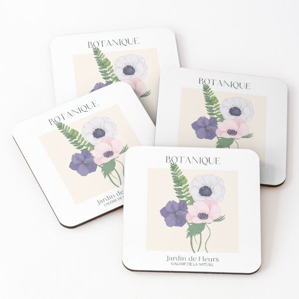Item preview, Botanique - Jardin de Fleurs - Flower Garden - Minimalist Botanical Art designed and sold by Jackie.Bloom.