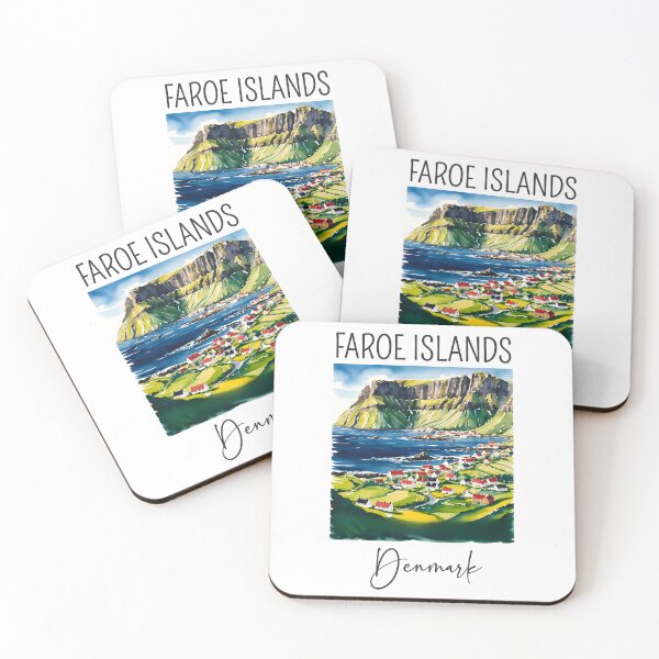 Item preview, A Watercolor Design of Faroe Islands - Denmark  designed and sold by Sketch-Shack.