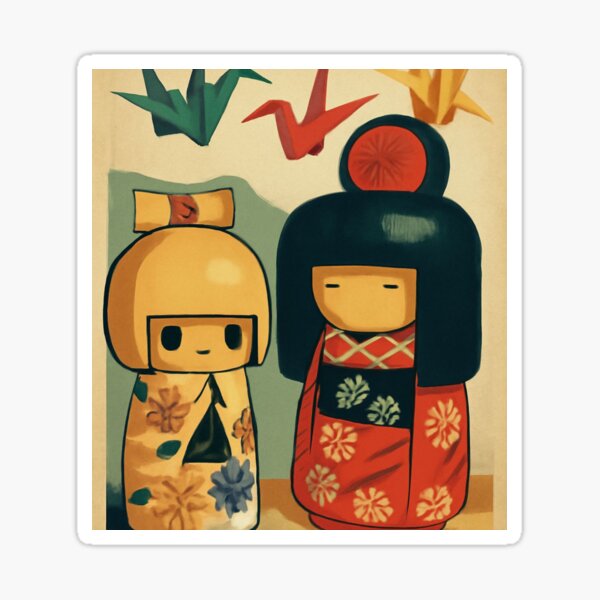 Item preview, Vintage Kokeshi designed and sold by MissBandBruno.