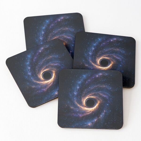 Item preview, Milky Way Galactic Center – Black Hole and Cosmic Light Illustration designed and sold by PrometheusStyle.