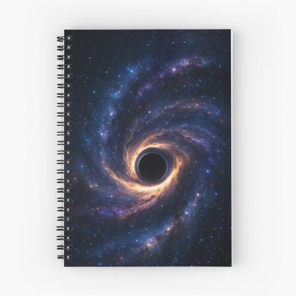 Item preview, Milky Way Galactic Center – Black Hole and Cosmic Light Illustration designed and sold by PrometheusStyle.