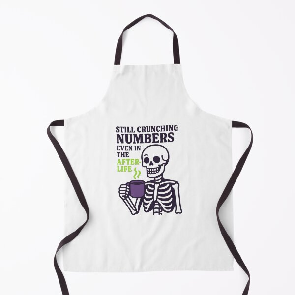 Item preview, Crunching Numbers Afterlife - Accountant Humor designed and sold by Anixr.