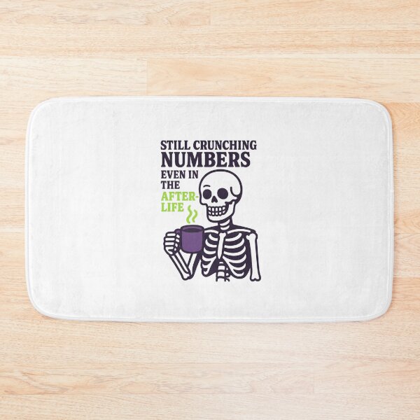 Item preview, Crunching Numbers Afterlife - Accountant Humor designed and sold by Anixr.