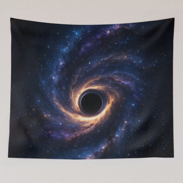 Item preview, Milky Way Galactic Center – Black Hole and Cosmic Light Illustration designed and sold by PrometheusStyle.