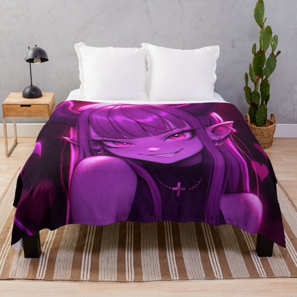 Item preview, Purple Gothic Succubus Anime Girl designed and sold by bubblegoth.