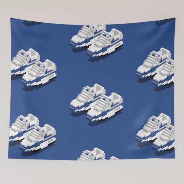 Item preview, SNEAKER ART - AIR MAX ROYAL BLUE PIXEL BLOCK designed and sold by Krøpe.