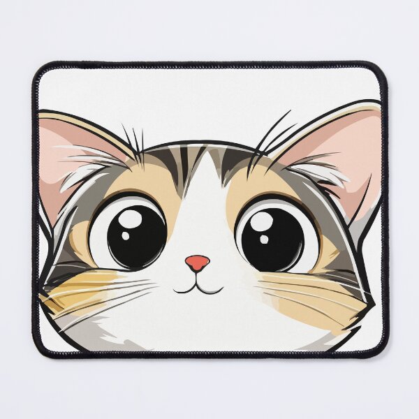 Item preview, Cute cat with big eyes designed and sold by Frostlyn.