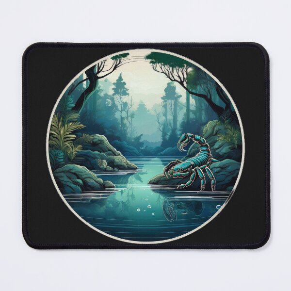 Item preview, Scorpio – Sacred Zodiac Badge designed and sold by Gnome Grove.
