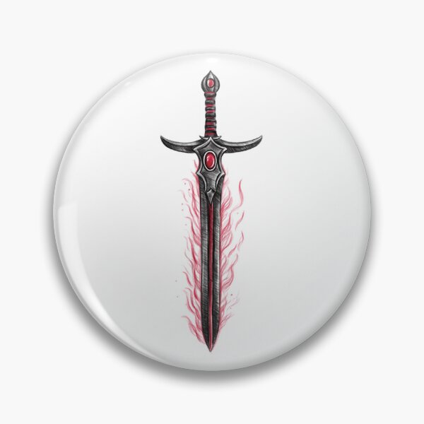 Item preview, Ruby Sword with Red Flames designed and sold by Scarlet Swan.
