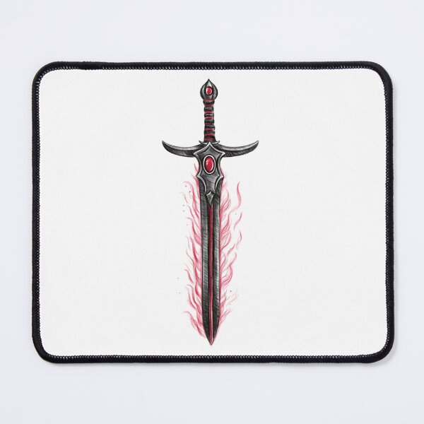 Item preview, Ruby Sword with Red Flames designed and sold by Scarlet Swan.