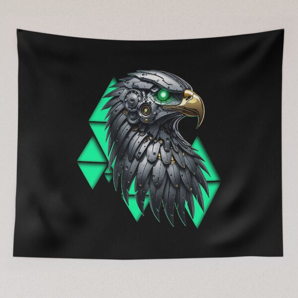 Item preview, Cyber Eagle - Green designed and sold by StefAnimal.
