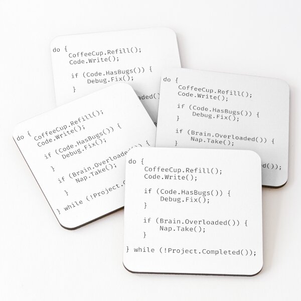 Item preview, Coffee Code Debug Design - Programmer Gift designed and sold by PrintF-Coffee.