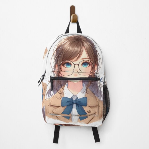 Item preview, Avatar of a School Girl wearing Reading Glasses 2 - Anime and realistic in one designed and sold by erkabees.