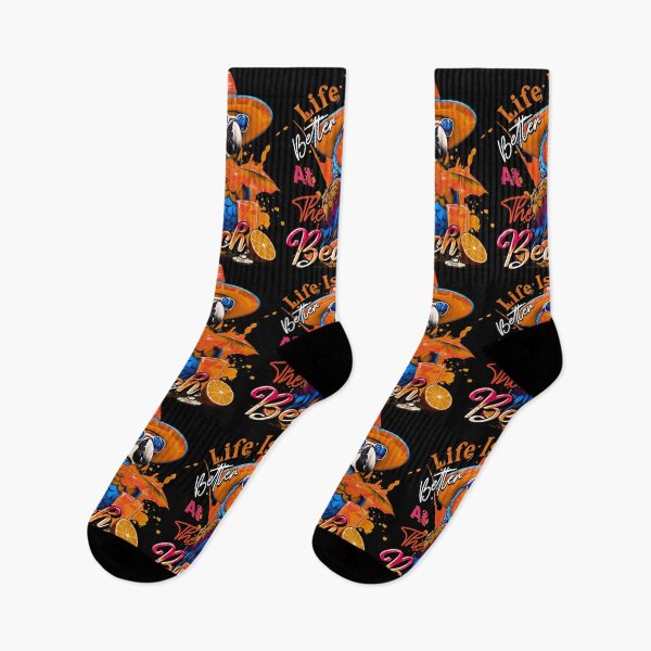 Item preview, Life is Better at the Beach Parrot Tropical Summer Citrus designed and sold by MindWave THC.