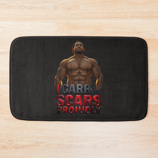 Item preview, BOLD WARRIOR TEE – ‘I CARRY MY SCARS PROUDLY Statement Shirt | Strength & Survival Inspired Fashion designed and sold by Mikel-empire.