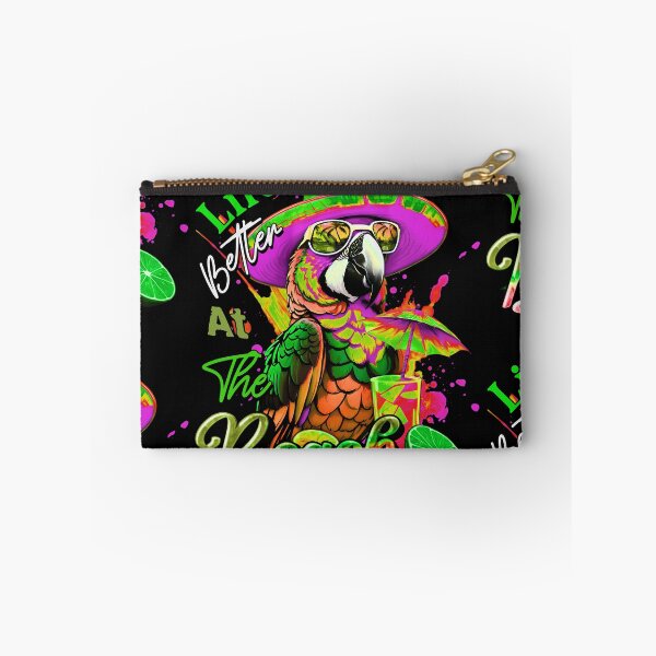 Item preview, Life is Better at the Beach Parrot Tropical Summer Citrus designed and sold by MindWave THC.