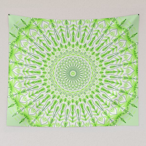 Item preview, Leafy Mandala designed and sold by RamyaDesigns.