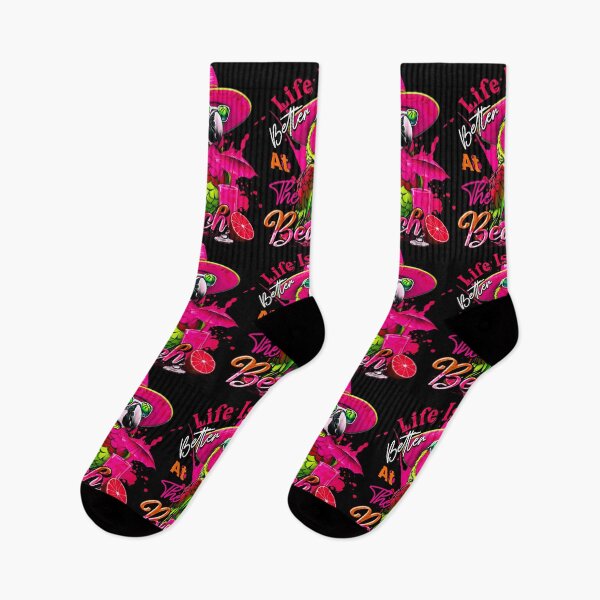 Item preview, Life is Better at the Beach Parrot Tropical Summer Citrus designed and sold by MindWave THC.