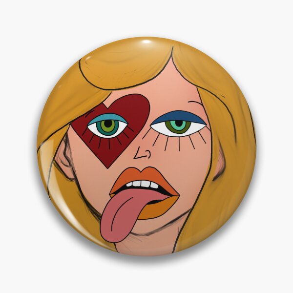 Item preview, Cartoon girl designed and sold by Onehappyhook.