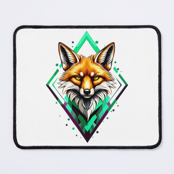 Item preview, Fox Art - Green designed and sold by StefAnimal.