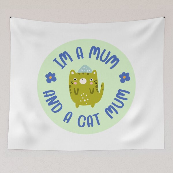 Item preview, I’m a mum and a cat mum designed and sold by BritishDelights.