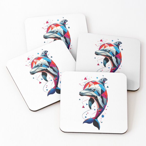 Item preview, Dolphin Art - Red designed and sold by StefAnimal.