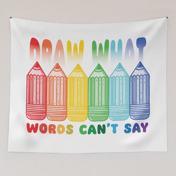 Item preview, Draw What Words Can't Say designed and sold by Scaryzz.