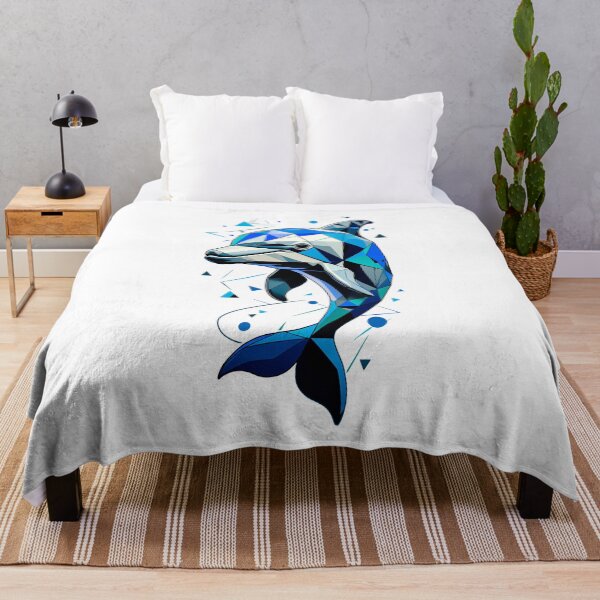 Item preview, Dolphin Art - Blue designed and sold by StefAnimal.