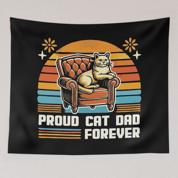 Item preview, Proud Cat Dad Forever designed and sold by Scaryzz.