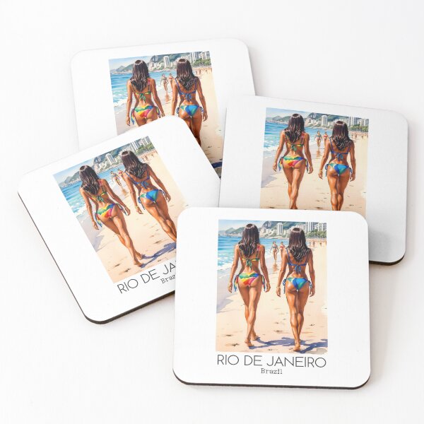 Item preview, A Travel Art of Rio de Janeiro - Brazil  designed and sold by GoodOldVintage.