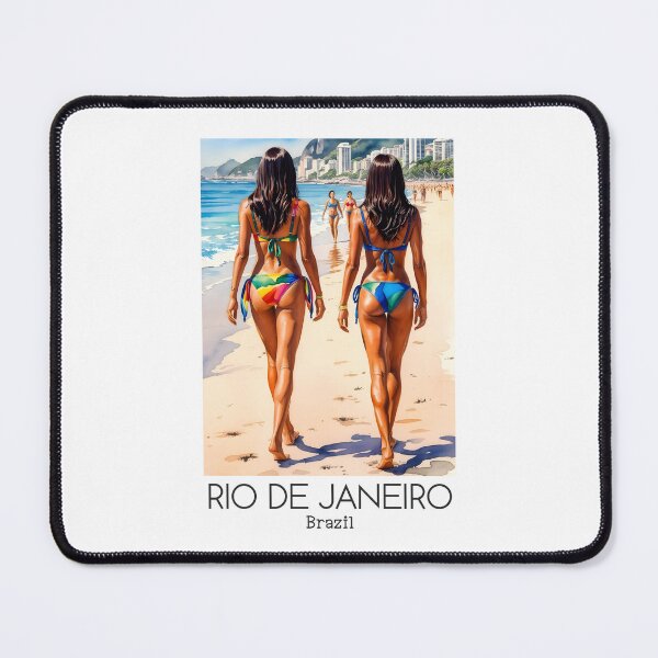 Item preview, A Travel Art of Rio de Janeiro - Brazil  designed and sold by GoodOldVintage.
