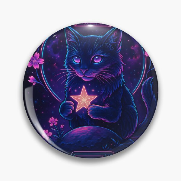 Item preview, Guardian of Dreams - Cosmic Cat designed and sold by YonizaStudio.