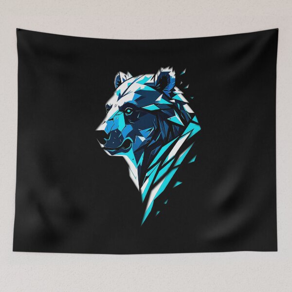 Item preview, Bear Shape - Blue designed and sold by StefAnimal.