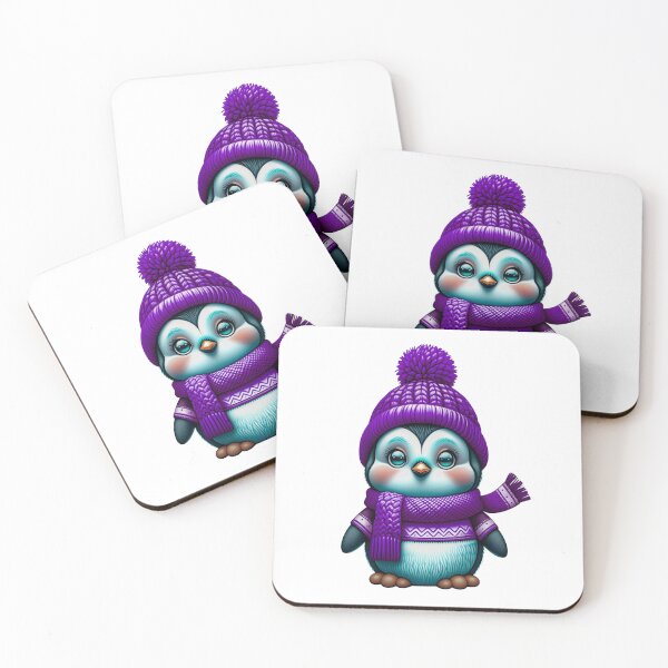 Item preview, Cute Penguin - Purple designed and sold by StefAnimal.