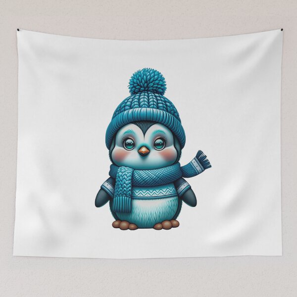 Item preview, Cute Penguin - Blue designed and sold by StefAnimal.