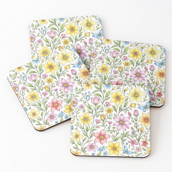 Item preview, Floral pattern. Field of flowers. designed and sold by MagelliShop.