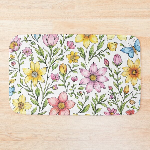 Item preview, Floral pattern. Field of flowers. designed and sold by MagelliShop.