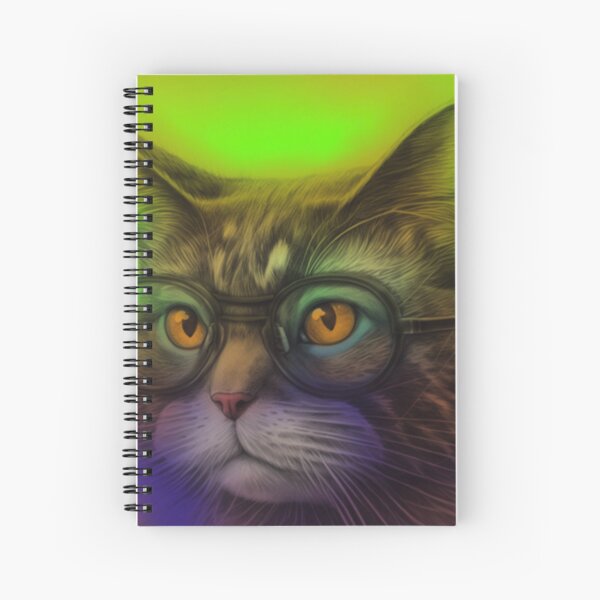 Item preview, Cat portrait in green designed and sold by Onehappyhook.