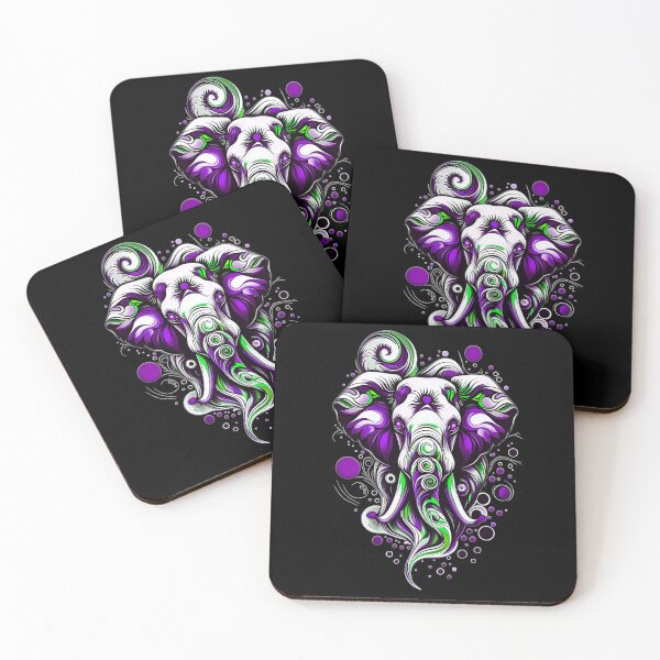 Item preview, Elephant Art - Purple designed and sold by StefAnimal.