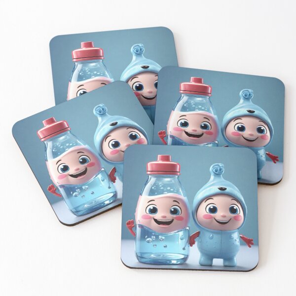 Item preview, Hydration Happiness with Cute Companions designed and sold by KilianSzmid.
