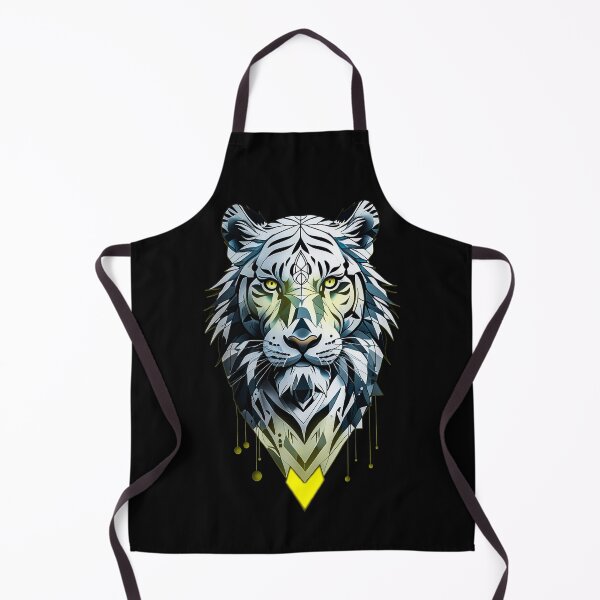 Item preview, White Tiger Abstract - Yellow designed and sold by StefAnimal.
