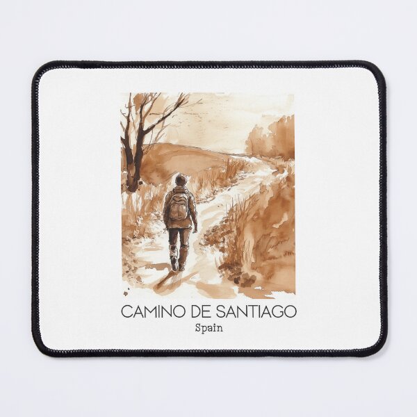 Item preview, A Vintage Travel Art of Camino de Santiago - Spain designed and sold by GoodOldVintage.