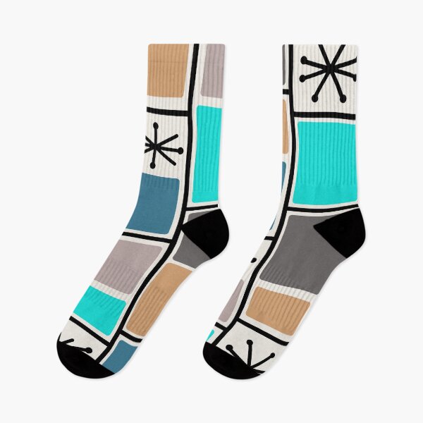 Item preview, 1950s Atomic Age Rectangles Starbursts designed and sold by thepixelgarden.