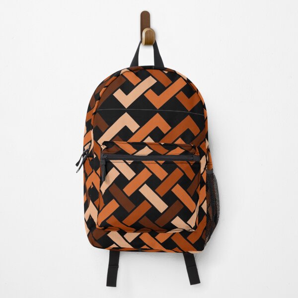 Item preview, Diagonal Crossed Lines - Simple Knot Pattern in Dark Brown designed and sold by Tarjiart.