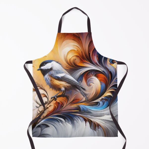 Item preview, Artistic Chickadee Bird Drawing designed and sold by CattyCornerPOD.