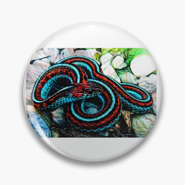 Item preview, Thamnophis sirtalis tetrataenia San Francisco garter snake#7 designed and sold by Helios Be. Lavsh.